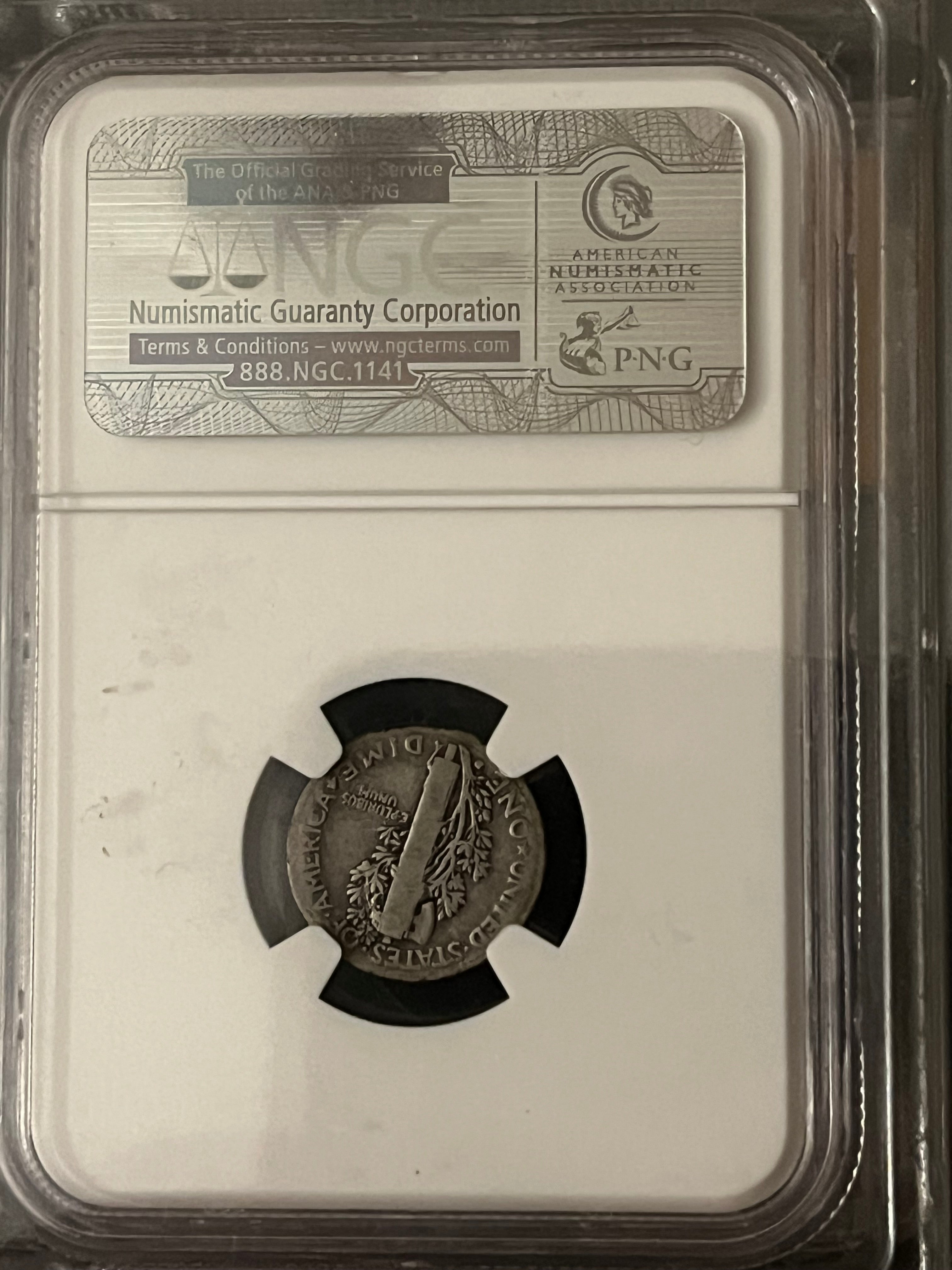 1916d Mercury Dime NGC G4 Rare  Hard To Find