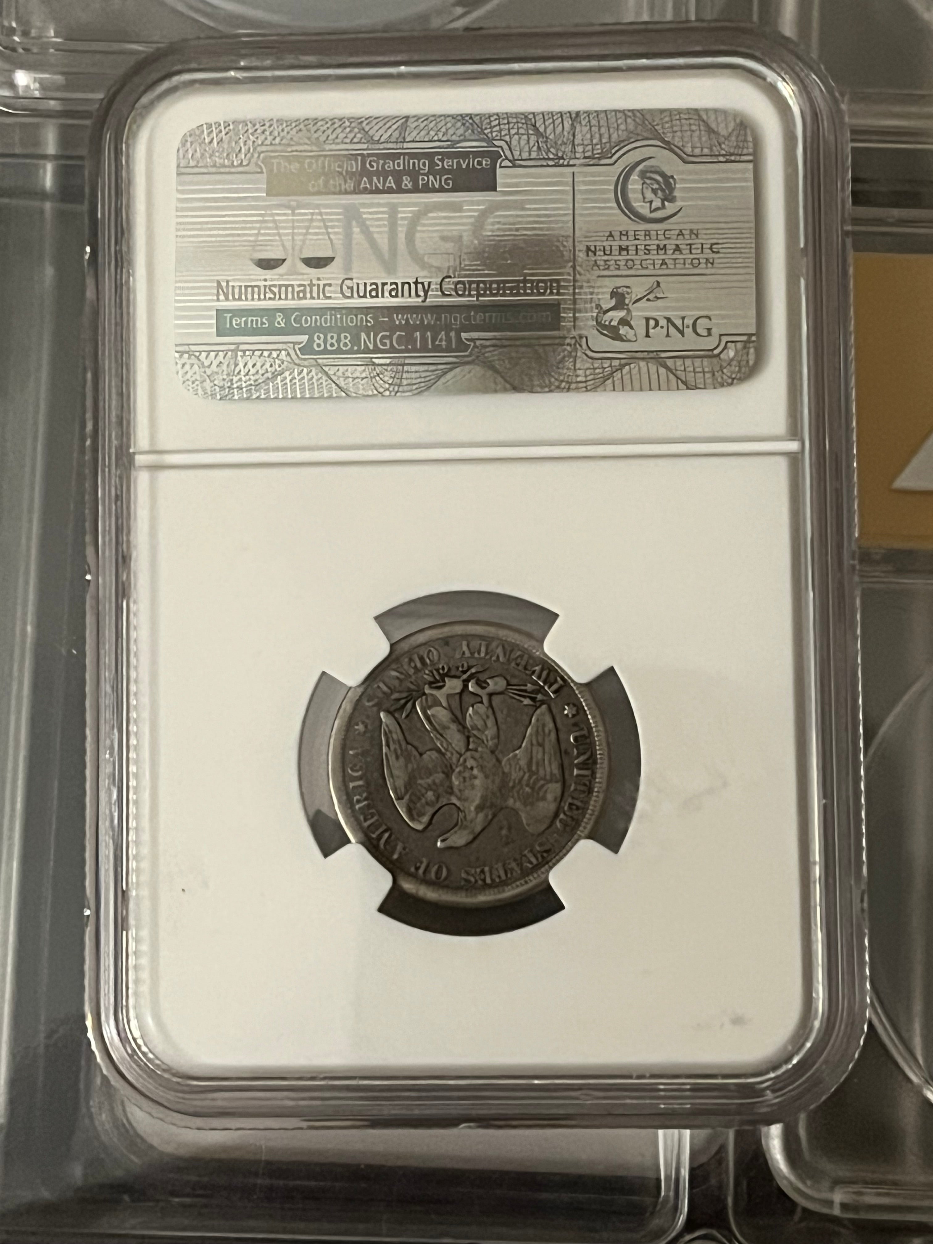 1875 cc 20 cent piece NGC VF20